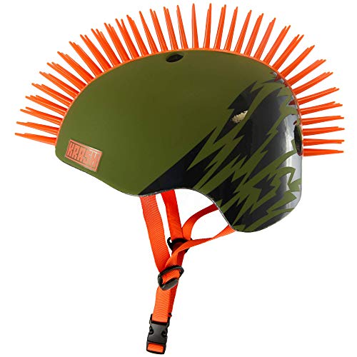 Krash! Green Slash Mohawk Youth 8+ Helmet - Image 5